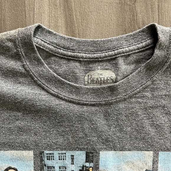 The Beatles Let it Be Oversized Vintage Tee Gray Unisex Size L - Picture 3 of 5